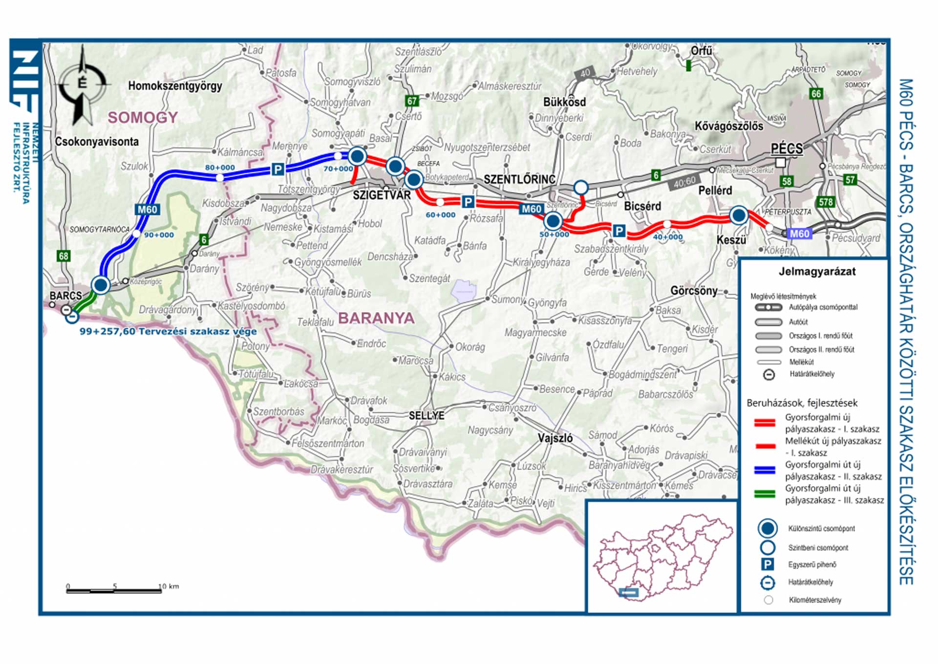 Befektetés Pécs M6 autópálya fejlesztés